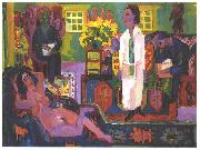 Ernst Ludwig Kirchner Modern Boheme oil painting